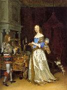 Lady at her Toilette atf TERBORCH, Gerard